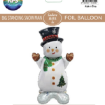 Büyük Ayaklı Kardan Adam Folyo Balon 8200 120X65CM Büyük Ayaklı Kardan Adam Folyo Balon 8200 120X65CM