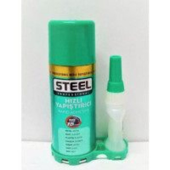 STEEL HIZLI YAPIŞTIRICI KÜÇÜK 20GR+200ML STEEL HIZLI YAPIŞTIRICI KÜÇÜK 20GR+200ML