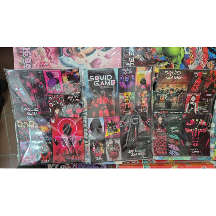 SQUİD GAME STİCKER 50Lİ