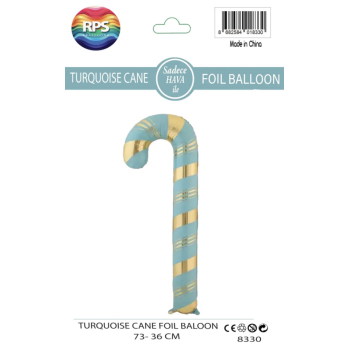 Turkuaz Gold Baston Folyo Balon 8330 73X36CM