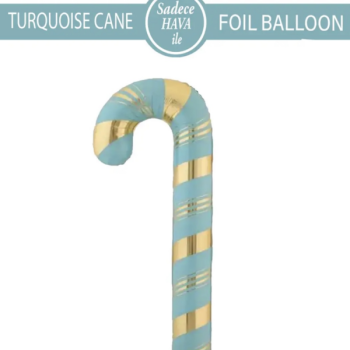 Turkuaz Gold Baston Folyo Balon 8330 73X36CM Turkuaz Gold Baston Folyo Balon 8330 73X36CM