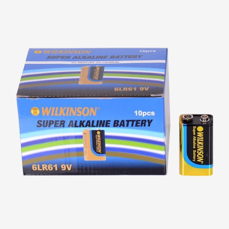 WILKINSON ALKALİNE 6LR61 9V PİL *10 WILKINSON ALKALİNE 6LR61 9V PİL *10