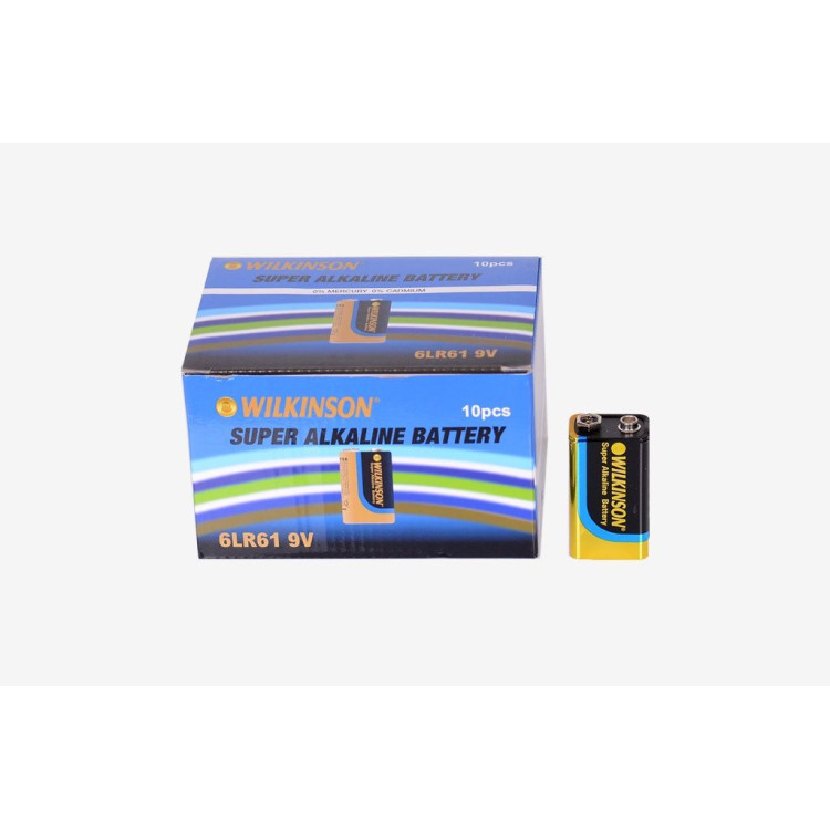 WILKINSON ALKALİNE 6LR61 9V PİL *10