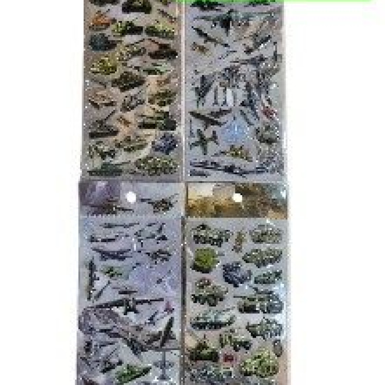 SAVAŞ ARAÇLARI KABARTMA STICKER SAVAŞ ARAÇLARI KABARTMA STICKER