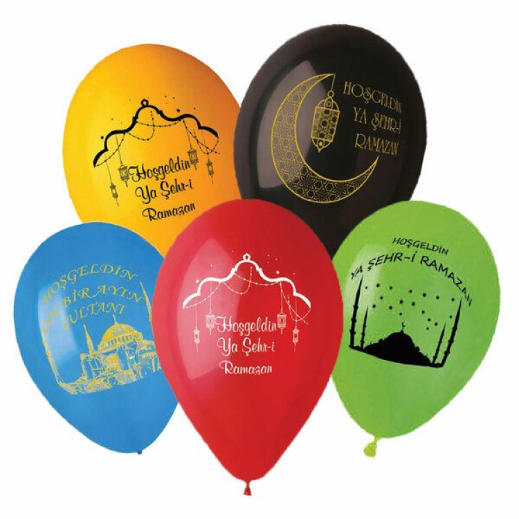 HOŞ GELDİN RAMAZAN (1+1) BALON 100'LÜ