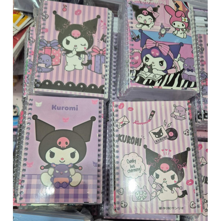 NOT DEFTERİ SPİRALLİ A6 50YP 12li KUROMİ -B01