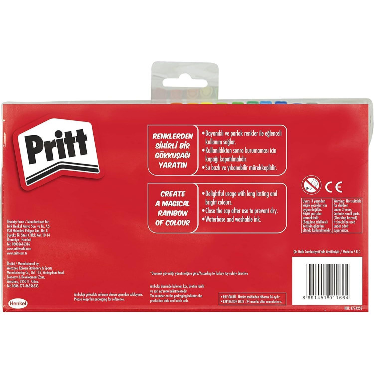 PRİTT 24 RENK KEÇELİ KALEM