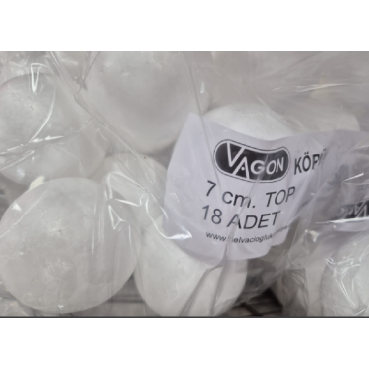 STRAFOR 6904 KÖPÜK TOP 7CM 18Lİ /VAGON