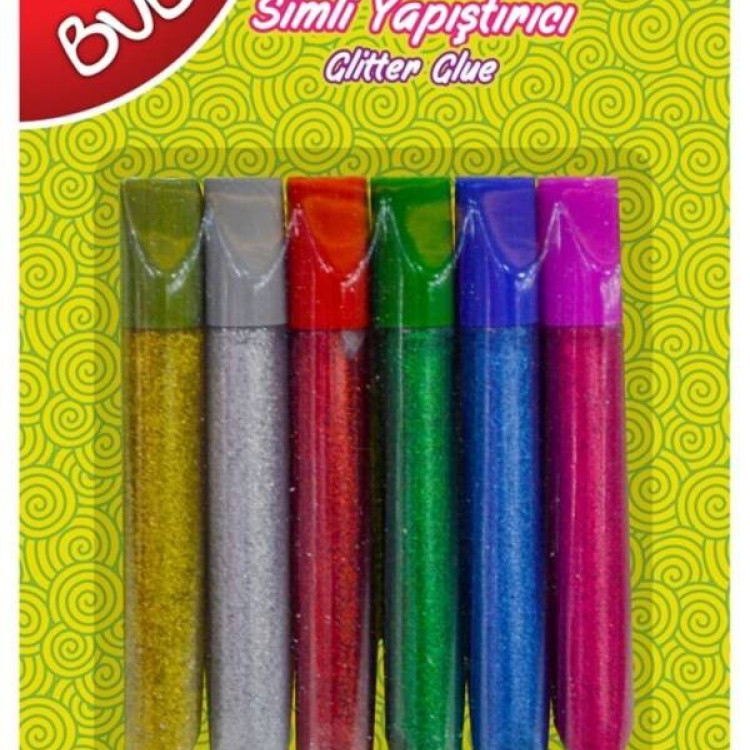 BU-BU SİMLİ YAPIŞTIRICI 13GR KARTELA 6LI SET