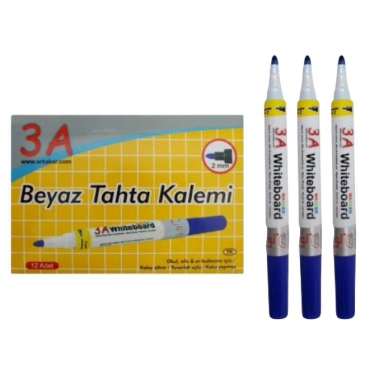 3A TAHTAKALEMİ MAVİ 12Lİ
