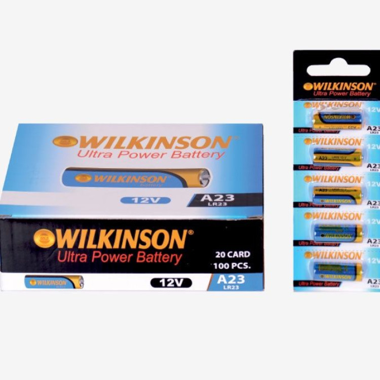 WILKINSON LRA23 ALKALİN PİL 12V 5'Lİ*20 WILKINSON LRA23 ALKALİN PİL 12V 5'Lİ*20