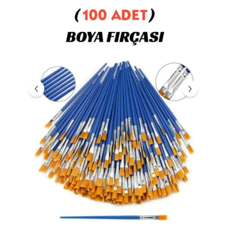 PROMASYON FIRÇA 16CM YUVARLAK UÇ 100LÜ
