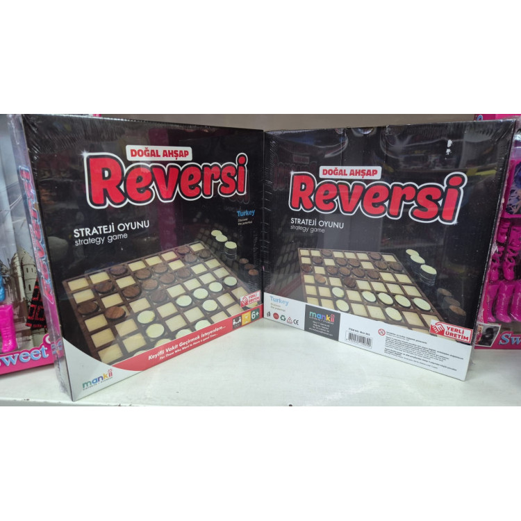 REVERSİ AHŞAP KUTU OYUN -M02