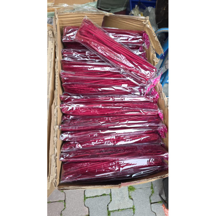 TEK RENK 30CM ŞÖNİL 100LÜ -BORDO