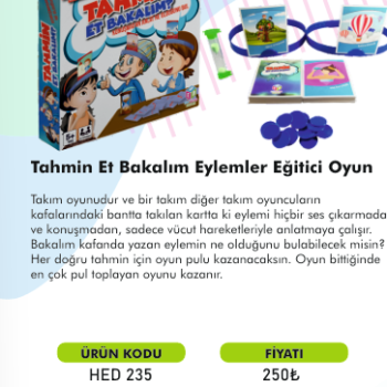 TAHMİN ET BAKALIM - EYLEMLER EĞİTİCİ OYUN TAHMİN ET BAKALIM - EYLEMLER EĞİTİCİ OYUN