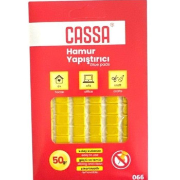 CASSA 066 HAMUR YAPIŞTIRICI TACK-İT SARI 12'Lİ CASSA 066 HAMUR YAPIŞTIRICI TACK-İT SARI 12'Lİ