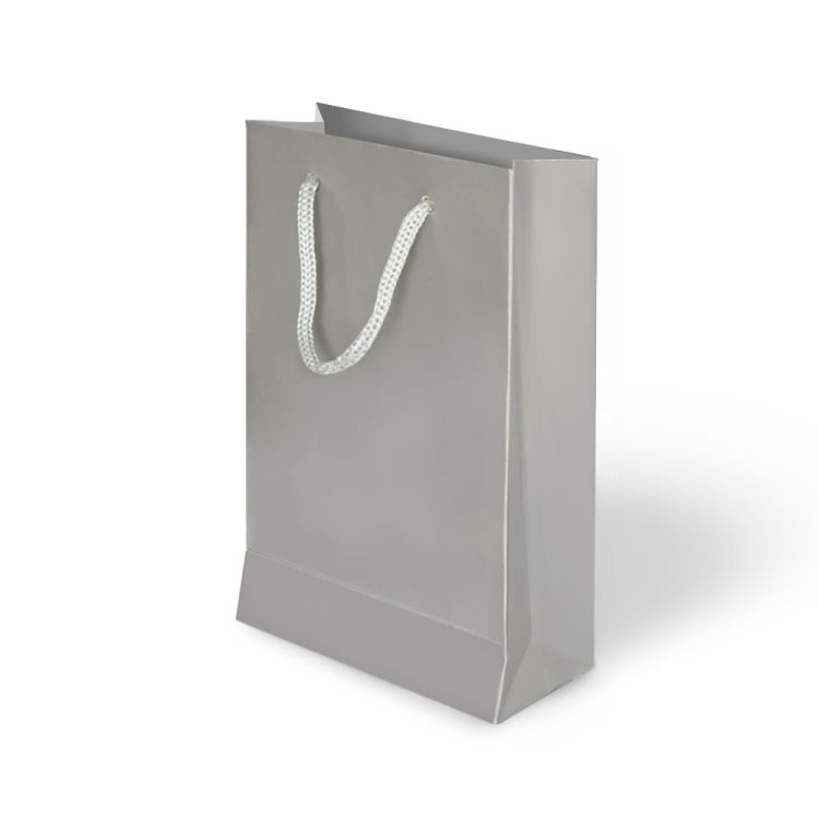 11x16x5 Karton Çanta 24lü -Gümüş-