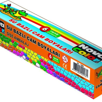 NOVACOLOR SU BAZLI CAM BOYASI 6renk NOVACOLOR SU BAZLI CAM BOYASI 6renk