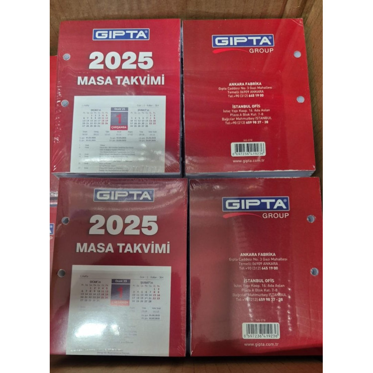 2025 GIPTA MASA TAKVİMİ 2025 GIPTA MASA TAKVİMİ