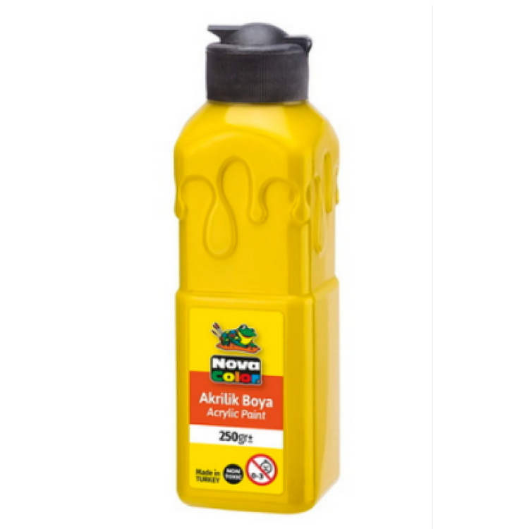 NOVACOLOR NC3010 AKRİLİK BOYA 250GR SARI