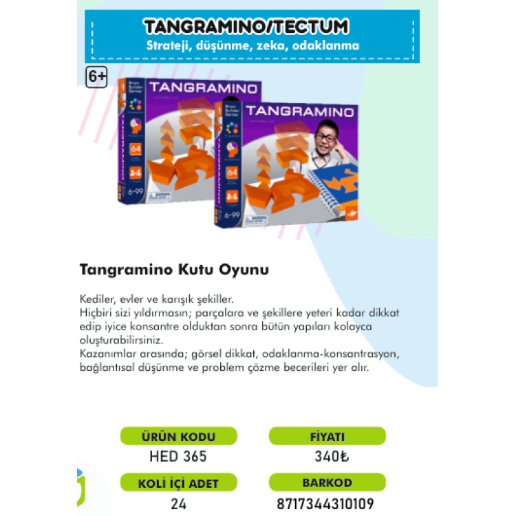 TANGRAMİNO KUTU OYUNU