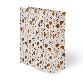 25x30x9 Desenli Karton Çanta 10lu -0837- 25x30x9 Desenli Karton Çanta 10lu -0837-