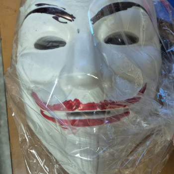 Joker Maskesi Kırmızı Dudak 12li Joker Maskesi Kırmızı Dudak 12li