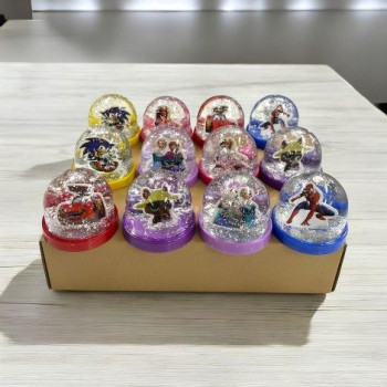 KAR KÜRESİ KÜÇÜK ÇİZGİ FİLM KARAKTERLERİ (BOX12) (DİKKAT PAKET İÇİNDE STOKDA NE VARSA İSE O GÖNDERİLİR)