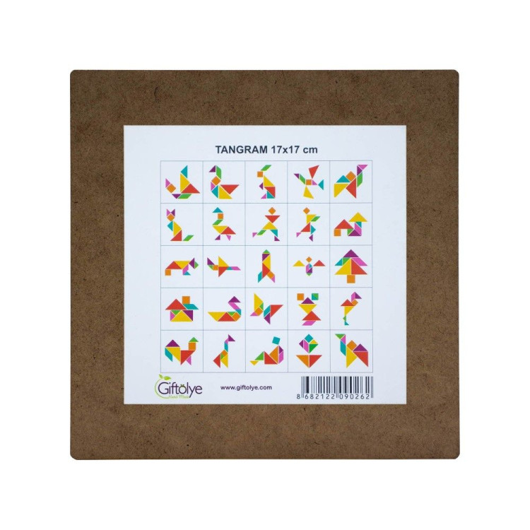 Ahşap Tangram 17X17