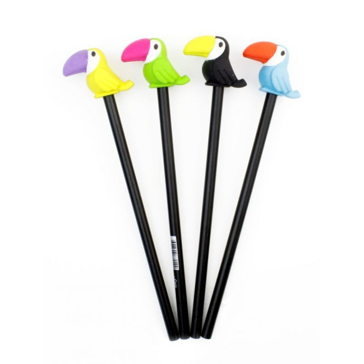 DOLPHIN WP-351 PAPAĞAN BAŞLIKLI KURŞUN KALEM 24'LÜ