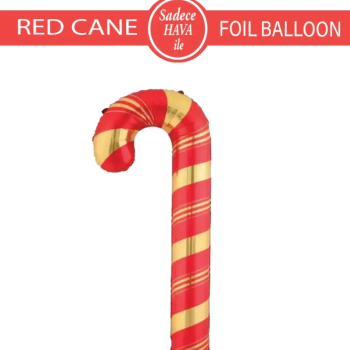 Kırmızı Gold Baston Folyo Balon 8316 73X36CM Kırmızı Gold Baston Folyo Balon 8316 73X36CM