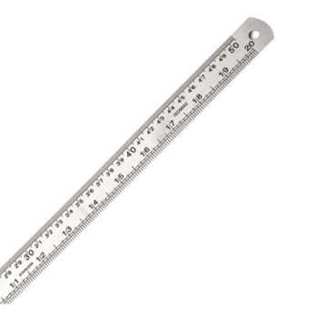 SÜDOR FR04-50 ÇELİK CETVEL 50CM 12'Lİ