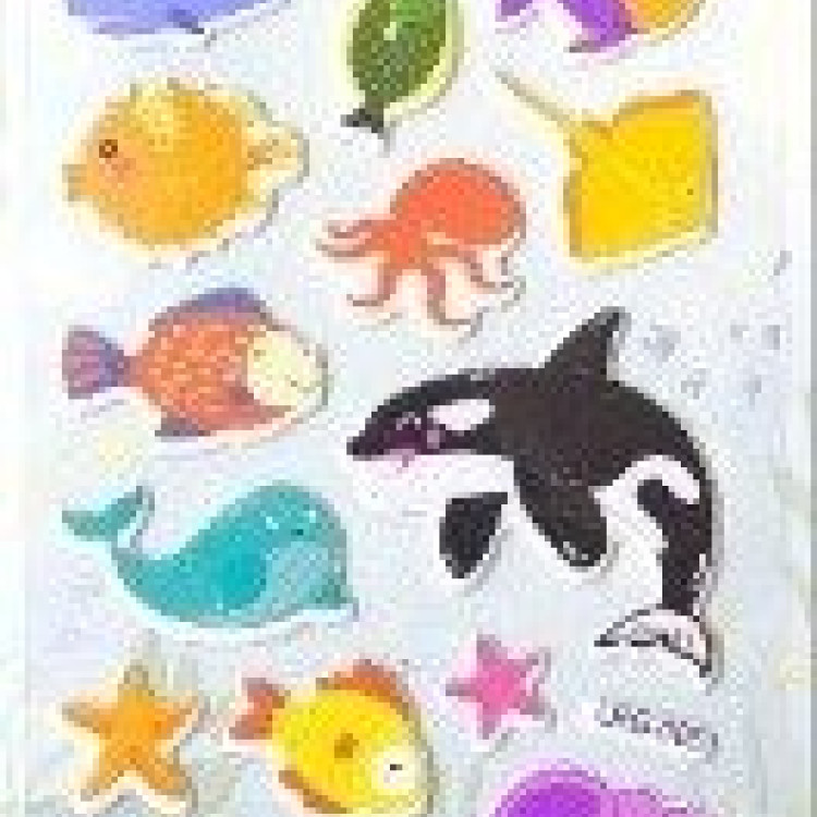 DENİZ CANLILARI SERİSİ KABARTMA STICKER DENİZ CANLILARI SERİSİ KABARTMA STICKER
