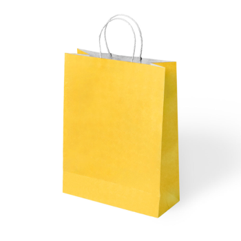 25x12x31 Büküm Saplı Poşet -Sarı- 25x12x31 Büküm Saplı Poşet -Sarı-