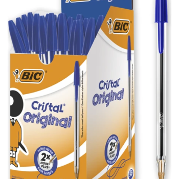 BİC CRİSTAL TÜKENMEZ KALEM 1.0 MAVİ 50Lİ BİC CRİSTAL TÜKENMEZ KALEM 1.0 MAVİ 50Lİ