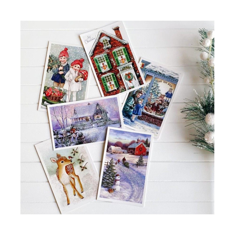 Simli Kartpostal 10'lu