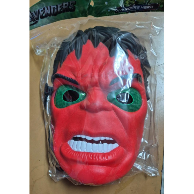 HULK IŞIKLI KIRMIZI KALİTELİ MASKE