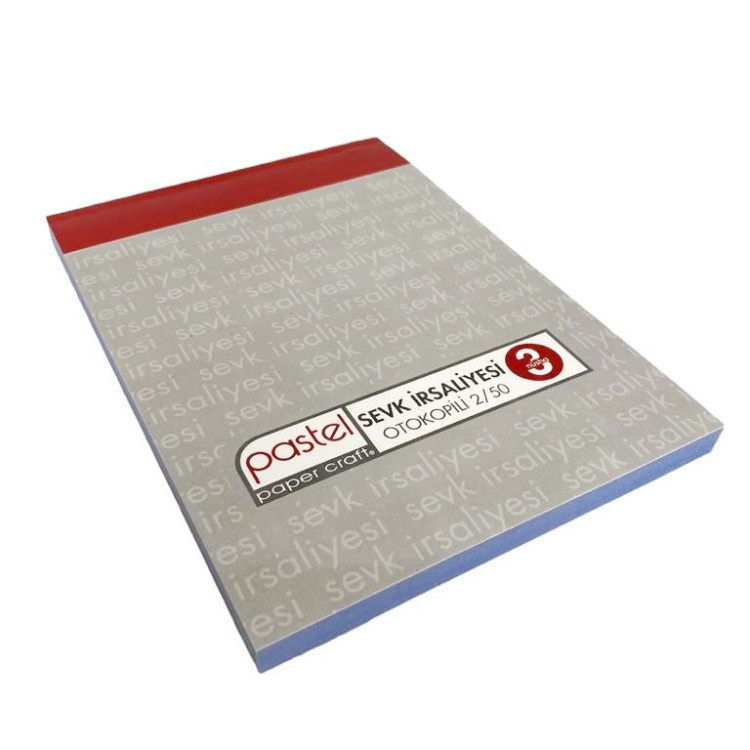 PASTEL 2/50 OTOKOPİLİ SEVK İRSALİYESİ 3N 12Lİ