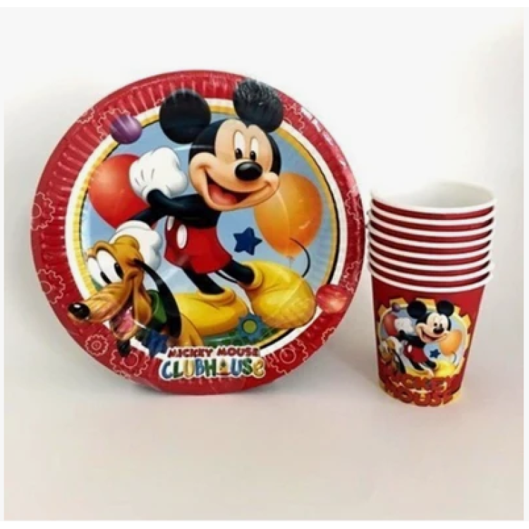 Tabak-Bardak Lisanslı Minnie Junıor 8'li