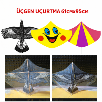 ÜÇGEN UÇURTMA 61x95cm (KARGO DAHİL)