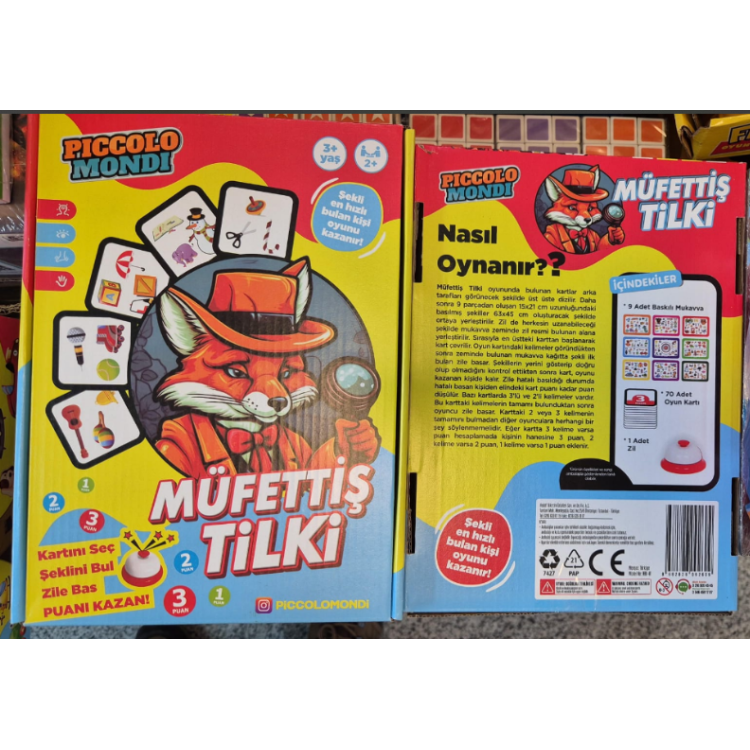 MÜFETTİŞ TİLKİ AKIL OYUNU MÜFETTİŞ TİLKİ AKIL OYUNU