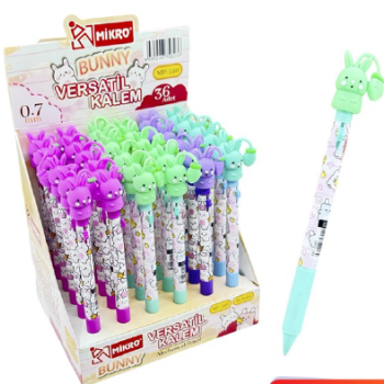 MİKRO MP-540 BUNNY BAŞLIKLI VERSATİL KALEM 36LI MİKRO MP-540 BUNNY BAŞLIKLI VERSATİL KALEM 36LI