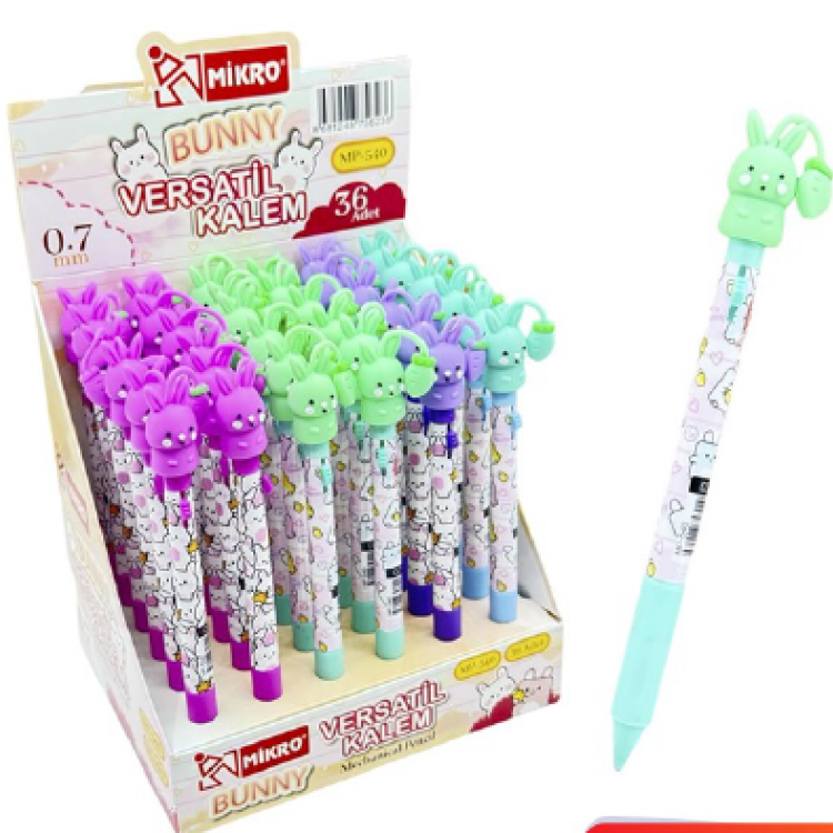 MİKRO MP-540 BUNNY BAŞLIKLI VERSATİL KALEM 36LI