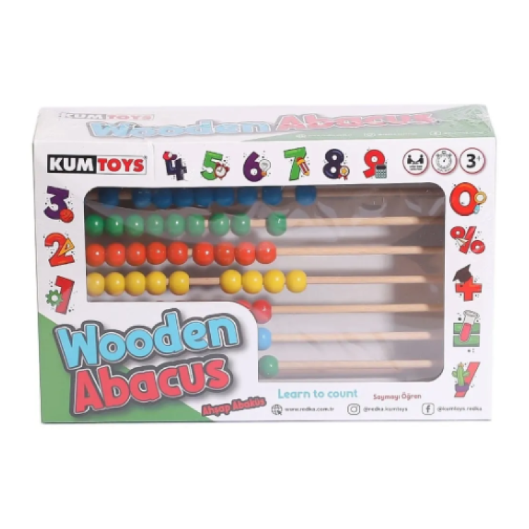 KUMTOYS AHŞAP ABAKÜS 8681049056320 KUMTOYS AHŞAP ABAKÜS 8681049056320