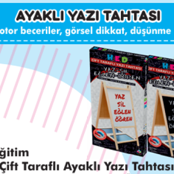 Hobi Eğitim  Eğitici Çift Taraı Ayaklı Yazı Tahtası Hobi Eğitim  Eğitici Çift Taraı Ayaklı Yazı Tahtası