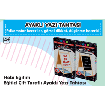 Hobi Eğitim Eğitici Çift Taraı Ayaklı Yazı Tahtası Hobi Eğitim Eğitici Çift Taraı Ayaklı Yazı Tahtası