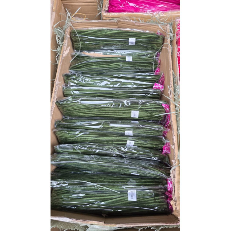 TEK RENK 30CM ŞÖNİL 100LÜ -KOYUYEŞİL