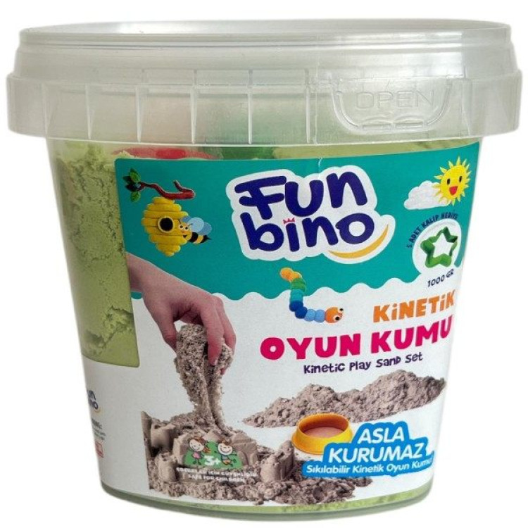 FUN BİNO F127 KİNETİK KUM 1000GR FUN BİNO F127 KİNETİK KUM 1000GR