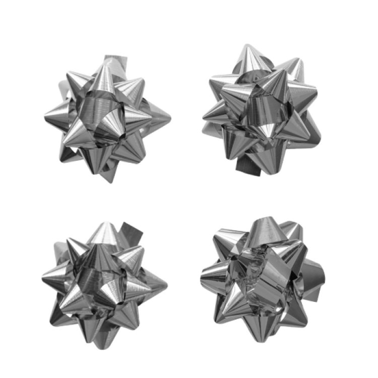 No:5 Fiyonk 24lü Metalik -Gümüş-