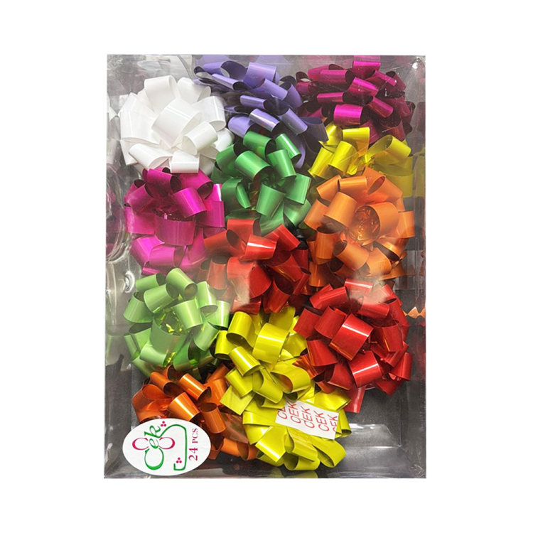 Pompom Fiyonk 24lü Plain -Karışık-